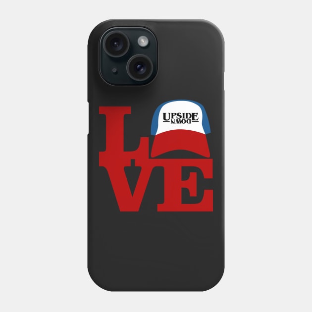 LOVE Stranger Things Phone Case by designedbygeeks