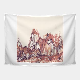 Bugged mountains Tapestry