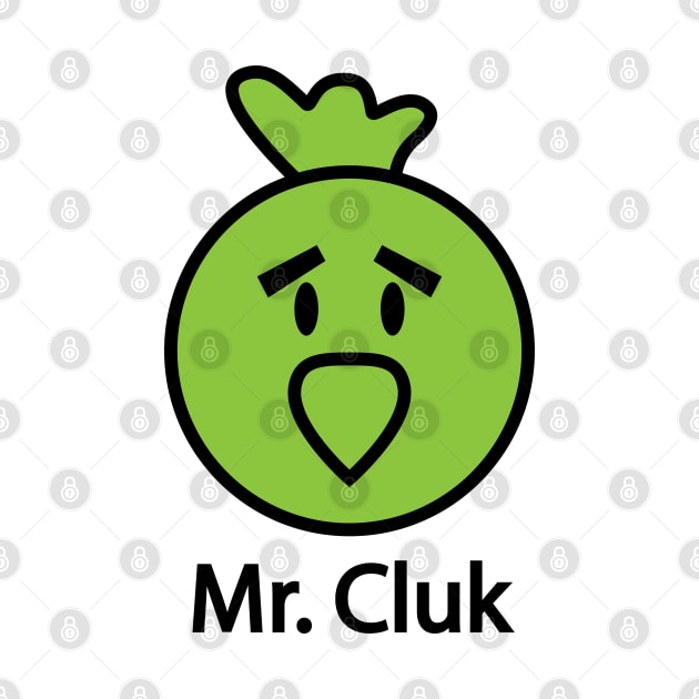 Mr. Cluk (Mr. Yuk's Offspring) by albinochicken