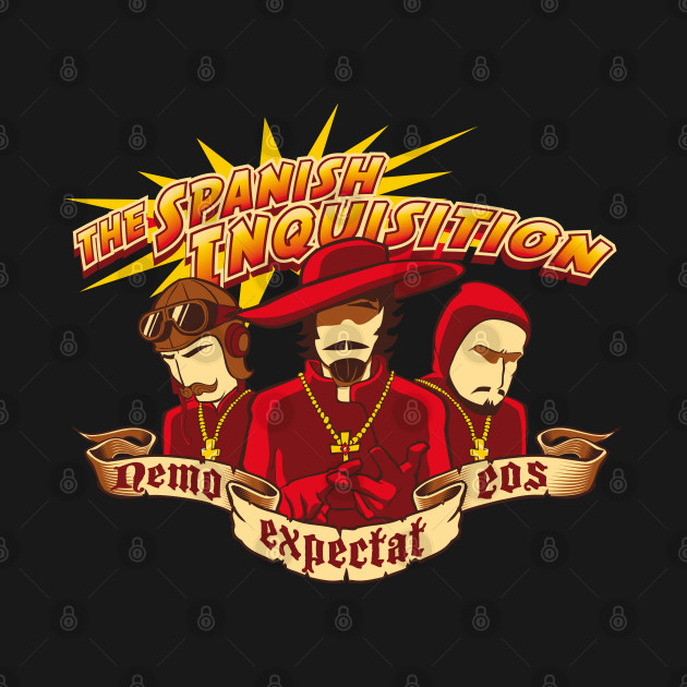 Disover Nobody Expects the Spanish Inquisition - Flying Circus - T-Shirt