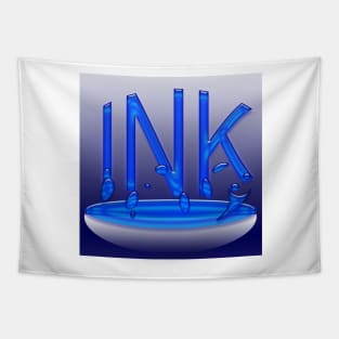 Splashing Ink Tapestry