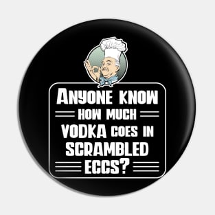 Anyone know how much vodka goes in scrambled eggs? Adult breakfast Pin