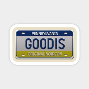 NoirCon David Goodis License Plate by Tia Ja’nae Magnet