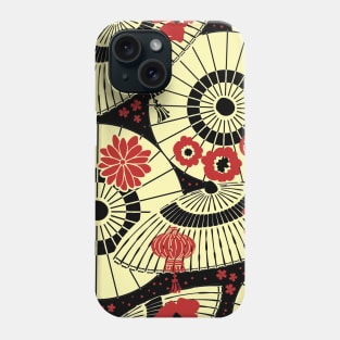 Japanese umbrella pattern Phone Case