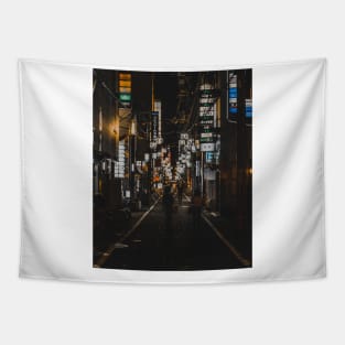 Late Night In Japan Tapestry