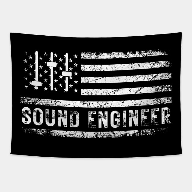 Sound Engineer Tapestry by The Jumping Cart