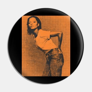 Diana Ross Vintage Pin