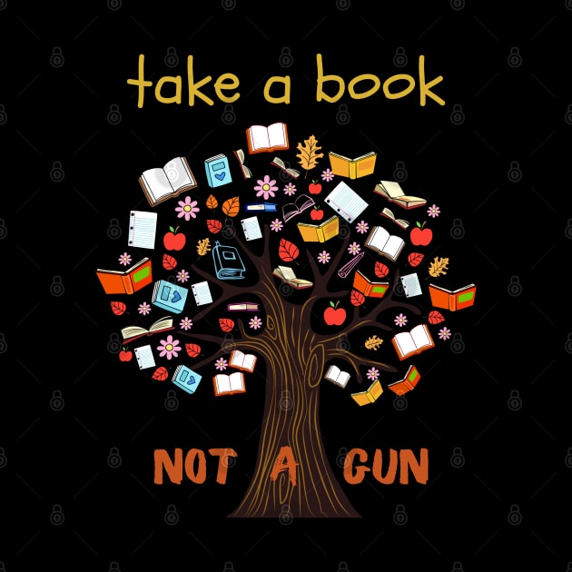 End gun violence. Take a book, not a gun! by Pictonom