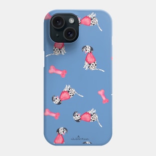 Dalmatian Delight | Watercolour | Dogs | Pattern Phone Case