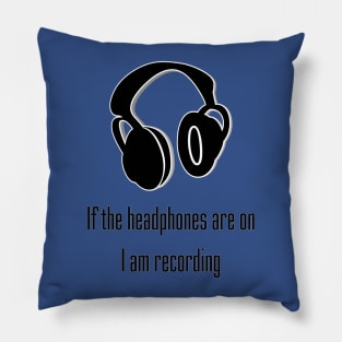 Headphones and Recording Pillow