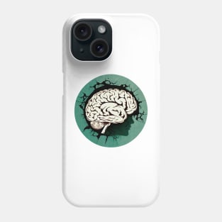 Brain Storm Retro Art Phone Case