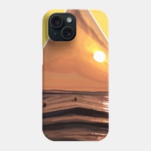 SUNSET SURF Phone Case