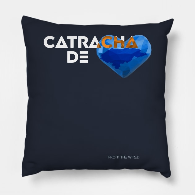 catracha de corazón Pillow by allanvindel