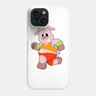 Pig at Running Phone Case