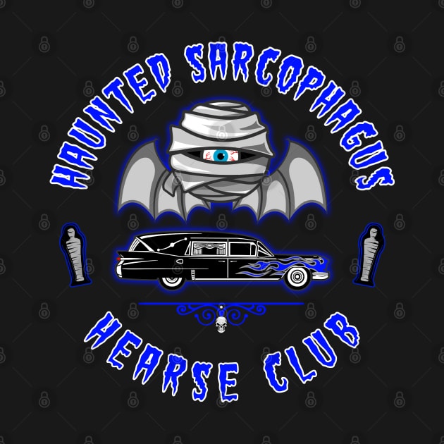 HAUNTED SARCOPHAGUS - HEARSE CLUB by GardenOfNightmares