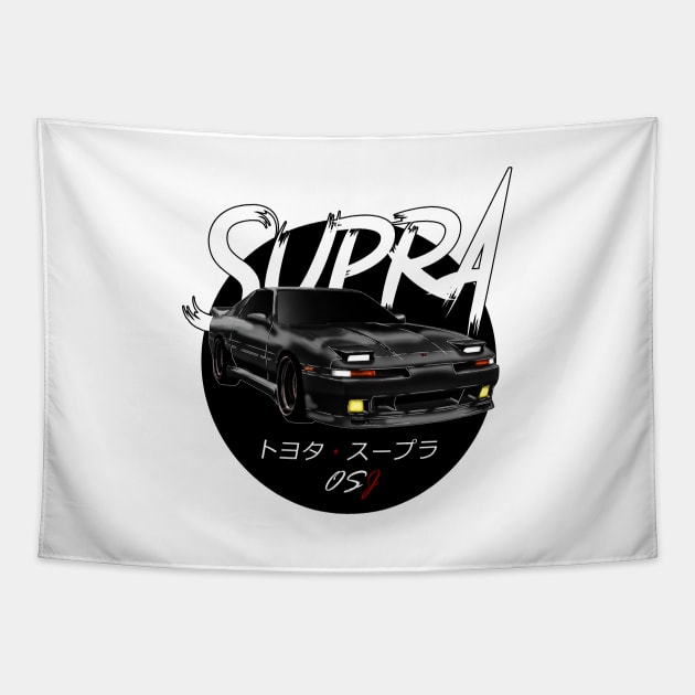 JDM A70 Black Sun Edition Tapestry by OSJ Store