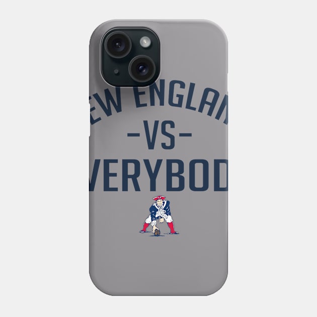 new england vs everybody Phone Case by wc1one