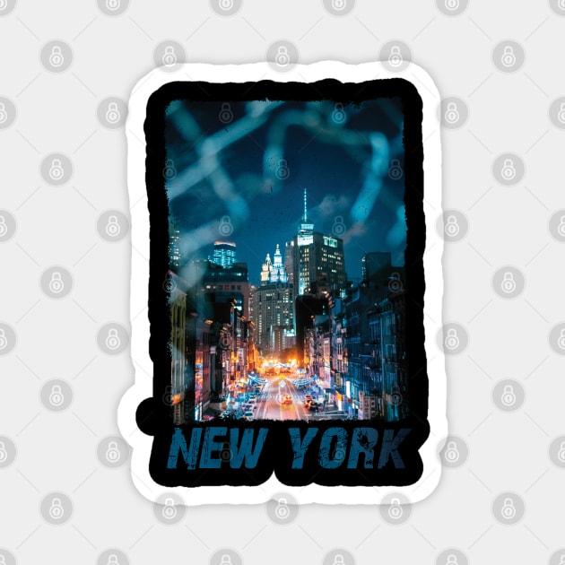 new york Magnet by teehood