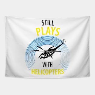 Helicopter Pilot Tapestry