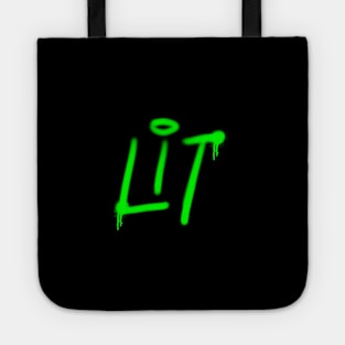 Lit Graffiti Spray Paint Tote