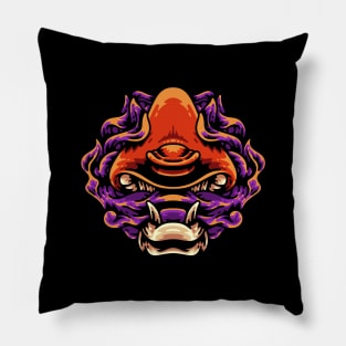 Poisonous Mushroom Pillow