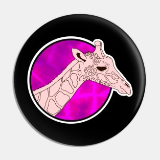 giraffe illustration zoo Pin