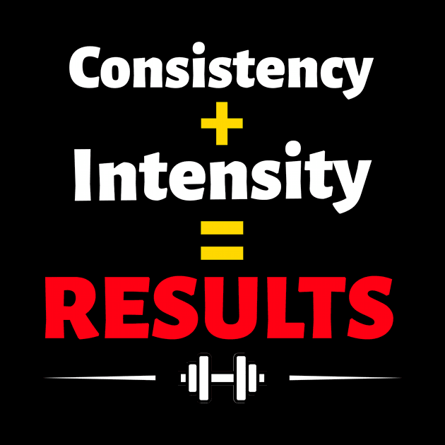 Workout Motivation | Consistency + intensity = results by GymLife.MyLife