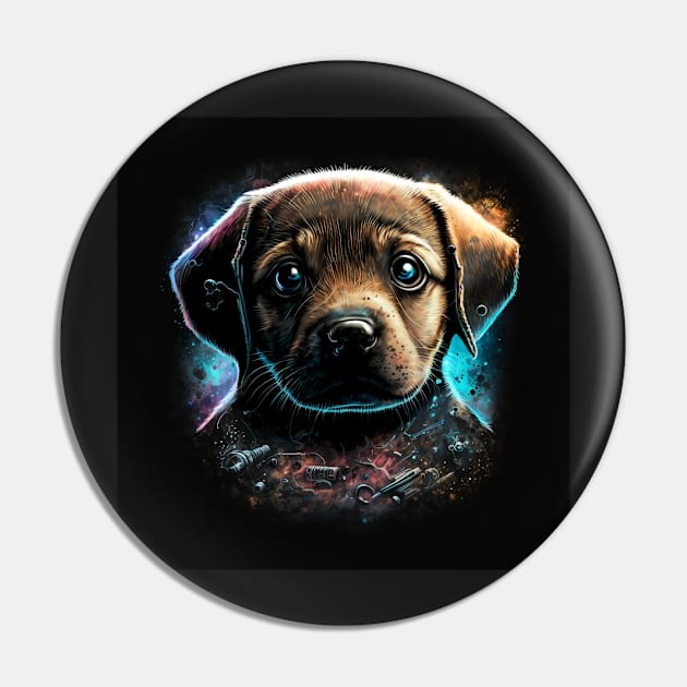 Puppy doggy dog sci-fi Pin by Buff Geeks Art