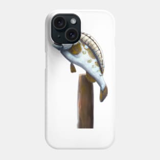 Cute Perch Drawing Phone Case