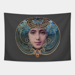 Art Nouveau Woman Tapestry