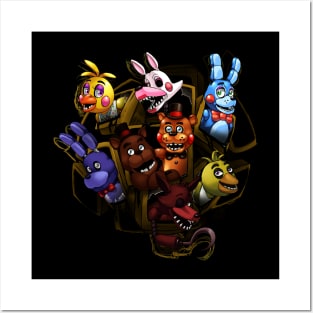 FNAF 2 animatronics  Poster for Sale by Mintybatteo