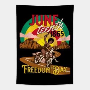 Juneteenth 1865 Freedom Day Vintage Juneteenth Black Freedom Tapestry