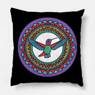 Hummingbird: Beautiful, Bright, & Colorful  | Pillow