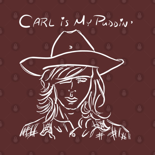 Carl is my Puddin' 2 Dark Tees by Popcorn Jam