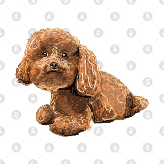 Poodle by Pixelated Dino