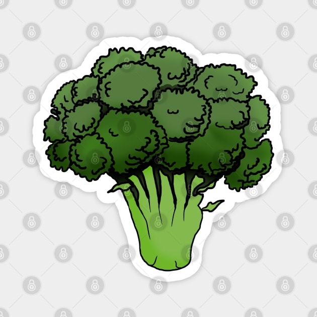 Broccoli Magnet by Barnyardy