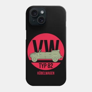 Kubelwagen Typ 82 German WW2 car Phone Case