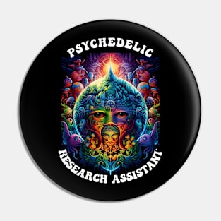 Psychedelic Research Assistant Pin