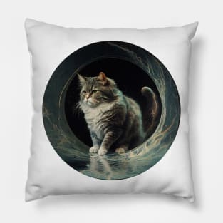 Cat-tivating Collection of Whimsical and Bold Cat Designs  Description: If you're a cat lover looking for unique and captivat Pillow