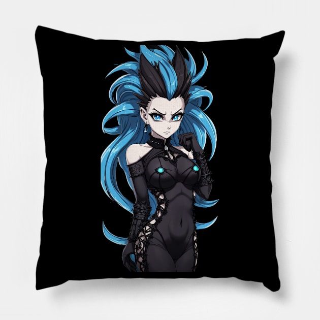 Fantasy Heroine Pillow by VoidXedis