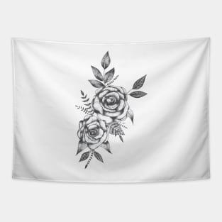 Dot work roses Tapestry