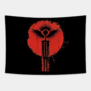 Roman red flag Tapestry