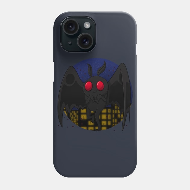 Chibi Mothman Phone Case by Roa