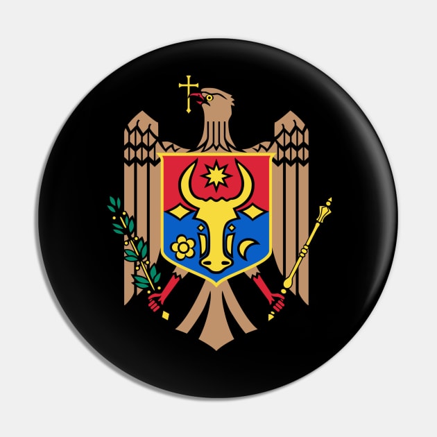 Coat of arms of Moldova Pin by Wickedcartoons