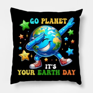 Go Planet It'S Your Earth Day 2024 Pillow