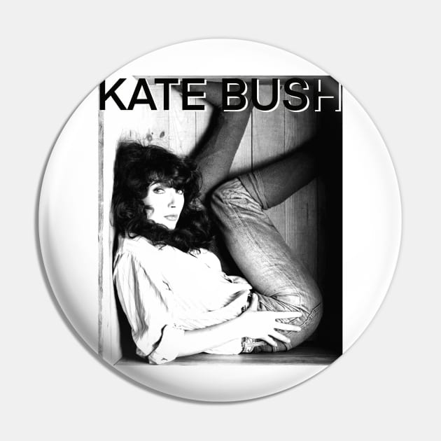 Kate Bush - Retro Pin by Unfluid