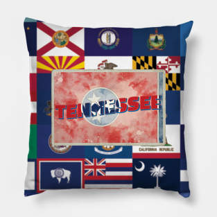 Tennessee vintage style retro souvenir Pillow