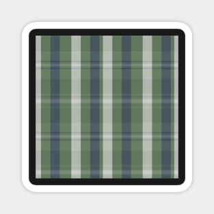 Winter Aesthetic Artair 2 Hand Drawn Textured Plaid Pattern Magnet