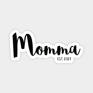 Momma Pregnancy Announcement Magnet