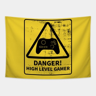 Danger! High Level Gamer Tapestry